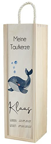 Cerziies Christ-Kerzen Personalisierte Kerzenbox WAL 1683