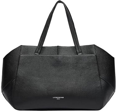 Liebeskind Berlin Women's Lilly Heavy Pebble XL Black Shopper