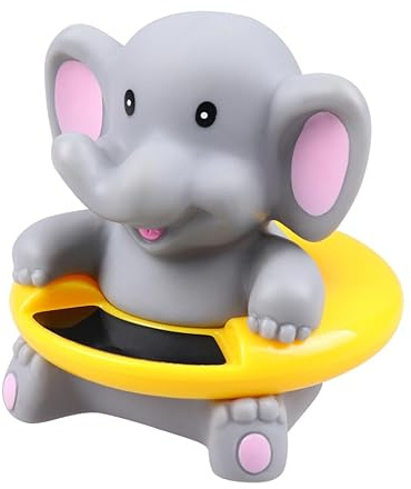 UPKOCH Termómetro De Baño Para Bebés Con Diseño De Elefante Flotante Termómetro Electrónico Seguro Y Multifuncional Para Piscina Bañera Y Spa