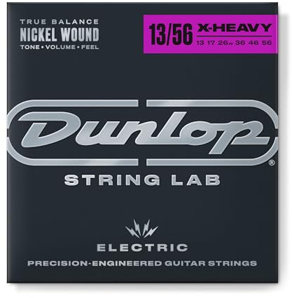 Dunlop - DEN1356 Corde per chitarra elettrica 13-56 extra resistenti, in nichel