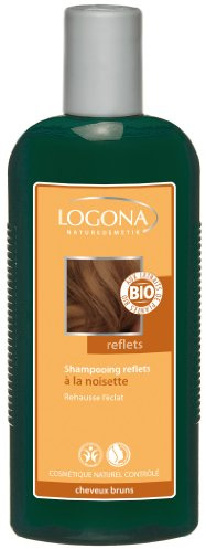 Logona 1003shanois Haarpflege, Shampoo, haselnussbraune Reflexe, 250 ml