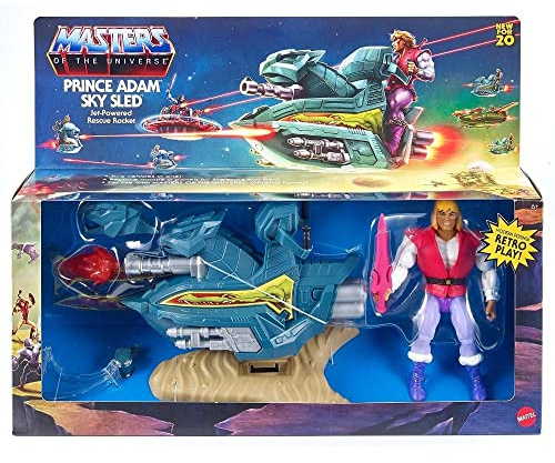Masters of the Universe Origins, Musclor Fighting actionfigur och Jet Sled-fordon, leksak för samlare och barn från 6 år, GPP30