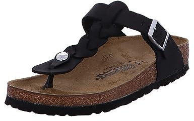 Birkenstock Damen flip-Flops, Black, 37 EU, Schwarz