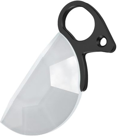 Filtre Kaléidoscope Subtil Portatif de 79 Mm, Filtre à Effets Spéciaux Semi-Circulaire, Prisme en Verre Optique, Accessoires D'appareil Photo SLR pour la Photographie de Portrait