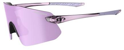 Tifosi Vogel SL Sport Sunglasses, Crystal Purple, Violet Mirror, L-XL