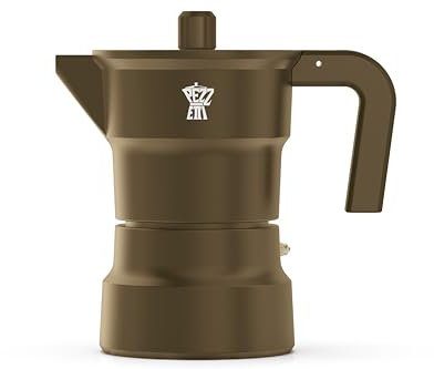 Pezzetti Solidexpress Cafetiere 3T Sideral Luxury, Caqui