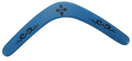 BELLIFFY Boomerang Giocattolo in Legno per Ragazzi, Giocattolo da Esterno Lanciabile, Design Classico per attività All'aperto e Ricreative