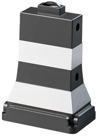 Trafikkon, PE Varningskoner, Hög Synlighet, Lyftring Upptill, Stapelbara, för Byggarbetsplatser, Vägkantsparkering, Offentliga Platser(White)