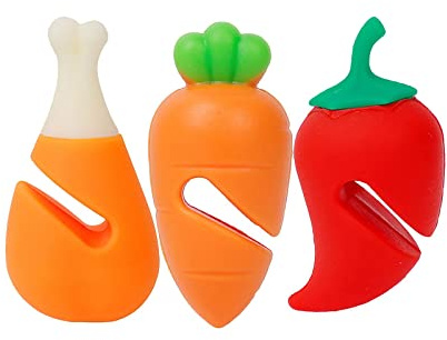 Rtuopk Set di 3 Sollevapentole per Uso Domestico, Adatti Al Contatto con Alimenti, Protezione Contro Il Trabocco, Simpatici Ausili per La Cucina, Resiste