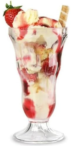 Elite Polycarbonate Sundae Dish 12oz / 340ml | Plastic Dessert Dish, Plastic Ice Cream Dish