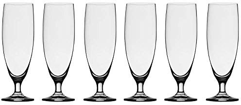 Stölzle Lausitz Imperial Biergläser 6er Set 375 ml – Elegantes Bierglas ideal für Pils & andere Biere – Stilvolle Biergläser aus hochwertigem Kristallglas – Spülmaschinengeeignet & Made in Germany