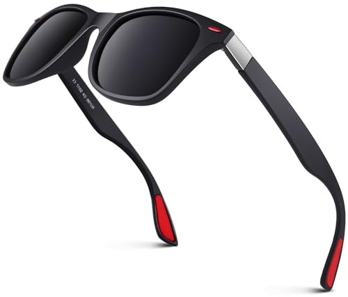 GQUEEN Gafas de Sol Hombre Mujer Polarizadas TR90 para Conducir Deportes Pesca 100% Protección UV400 MO90