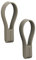 Zone Denmark Loop Handtuchklammern, Handtuchaufhänger, Magnetische Handtuchclips, Klammern/Clips für Handtücher und Geschirrtücher, 9 cm, 2 Stück, Taupe