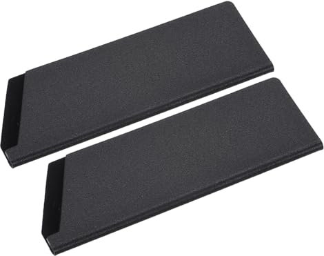 M METERXITY 2 Pack ABS Knife Sheaths - Kitchen Knife Protectors Covers Universal Knife Edge Guards, Apply to Kitchen Knife (6 Inch, Black)