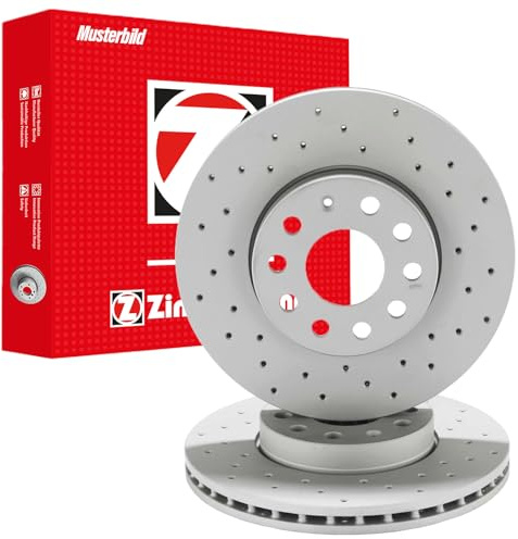 ZIMMERMANN 370.4405.52 2x Bremsscheiben Vorne Ø320mm außenbelüftet gelocht Kompatibel mit MAZDA 6 Kombi GJ, GL TK7833251B TK7833251A