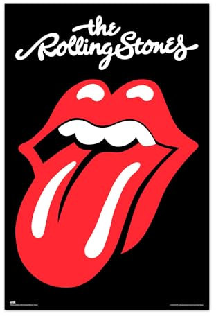 Grupo Erik: Poster Rolling Stones - Da Parete 61 x 91,5 cm, Carta Lucida e Incorniciabile, Regalo Musica