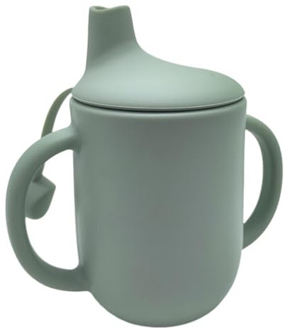 150ml Silikon Trinklernbecher Ab 6 Monate Mit Griffen Deckel, Auslaufsicher Baby Trinkbecher Kinderbecher Schnabeltasse Silikon-Trinkbecher, Kinder Trinklernbecher Für Das Selbstfütterungstraining