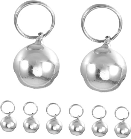 ifundom 10 Campanellini per Collari Animali Domestici Accessori per Suono Jingle e Clip Facile