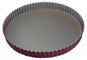 Gobel LOUIS TELLIER - Moule à Tarte Anti Adhérent/Tourtière - Ø20 cm - Démoulage Rapide et Parfait - Bord Cannelé - Excellente conductivité thermique - Fabriqué en France