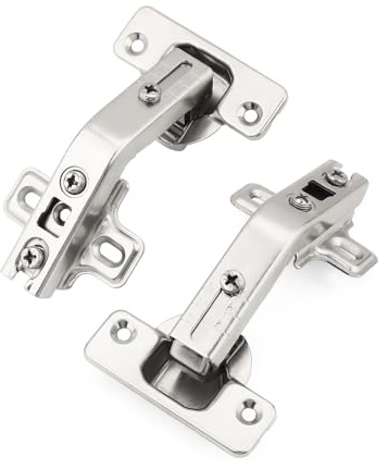 Probrico 2 Pair-4 Pack 135 Degree Lazy Susan Hinge, Full Overlay Concealed for Corner Kitchen Cabinet Hinges,135° Hinges with Srews
