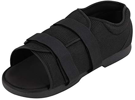 RUIXIA Chaussure Postopératoire Botte de Marche Chaussure Bout Ouvert pour Fracture du Pied Chaussure de Récupération Orthopédique Chaussure de Protection de Plâtre Soutien du Pied