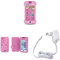 VTech KidiCom Max 3.0 Rose + Etui de Protection Rose + Chargeur USB