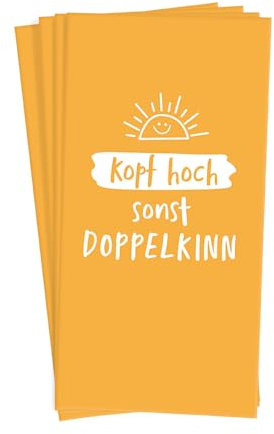 Grafik Werkstatt Taschentücher mit Spruch | Geschenkidee | 10 Stück | Kopf hoch