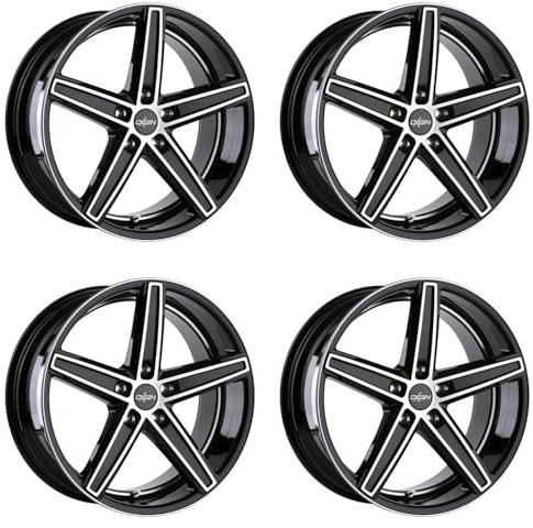 4x Oxigin llantas 18 Concave 7.5x18 ET35 5x112 black full polish