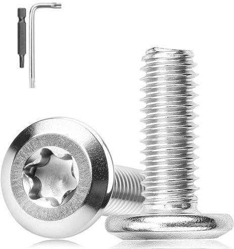 XRXYMQ 25 Pièces Vis M4x20 mm Boulons à Hexagonale Boulon Lnox M4 Vis convient Aux Appareils Les Meubles à la Maison Machines Avec clé Torx Avec Clé à Tête de Tournevis