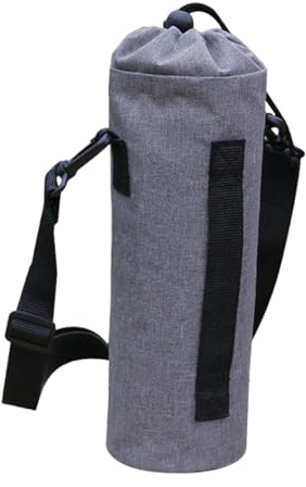 Milageto Bolsa para Transportar Botellas de Agua, con Correa Ajustable para el Hombro, Funda para Botella de Agua, portátil para Viajes al Libre, 10cmx35cm