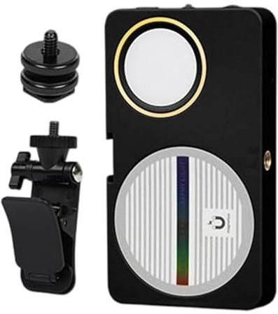 Generisk Glow Led Clip – Magnetiskt selfie-ljus för skönhetsfotografering | smal, lätt design med USB-laddning, bärbart telefonbelysningsverktyg för vloggning, resor och streaming