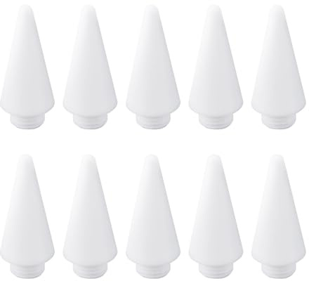 LeGeYo Puntas de Repuesto para lápices capacitivos Pack de 10 con Rosca estándar 4 mm Alta precisión Escritura fluida Compatible con lápices capacitivos
