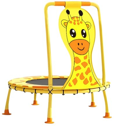 Trampolino Da Interni Per Bambini - Modello Giraffa Da 40 Pollici, Manico In Schiuma, Attrezzatura Per Allenamento Con Capacità Di 440 Libbre | Età 1-6 Fitness Salto In Giardino Gioca Ad Attiv