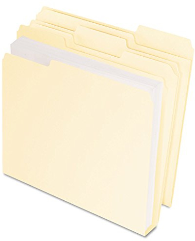Pendaflex - Carpetas de doble material, tamaño carta, Manila, 50 unidades por caja (54459EE)