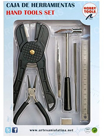 Artesanía Latina - Set Profesional de Herramientas de Modelismo Nº1 - Modelo 27001N - Kit de Herramientas de Maquetas para Montar