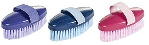 HKM 65910141 Kardätsche mit glattem Kunststoffrücken, M, sortiert