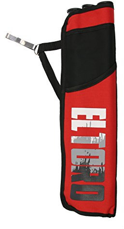 elToro Youth² - Seitenköcher inkl. Röhren | Farbe: Rot; Zubehör beim Bogenschießen, Bogensport, sicherer Transport von Ihren Pfeilen; Pfeil und Bogen Sport