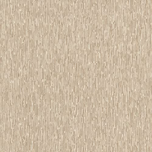 Rasch 844238 Papier peint non tissé uni Beige avec triangles fins et texture textile de la collection Perfecto VI 10,05 m x 0,53 m (L x l)