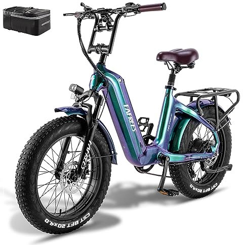 Fafrees F20 Master [ OFFIZIELL ] E Bike Mountainbike Damen 20 Zoll, Herren E-Bike Fatbike 48V/22,5AH/1080Wh Akku 60N.m, Erwachsene 150kg, Elektrofahrrad Hydraulische Scheibenbremsen