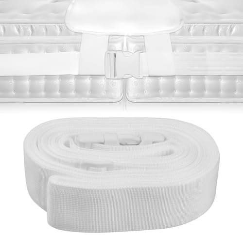 hongmo 10 Meter Matratzenhalter - Verbindet Zwei Matratzen zu Einer großzügigen Schlaffläche | Variabel einstellbar mit Matratzen-Stopp und Halterung | Doppelbettbrücke, Bettbrücke, Matratzenkeil
