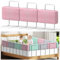 Kidsgigglz Bettgitter 50cm，Bettschutzgitter für Kinder，Rausfallschutz Bett，Baby Bettschutzgitter，Höhenverstellbar,Einfache Montage,Kinderbettgitter für Kinder mit Verstärktem Rahmen,Rosa