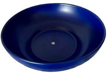 Kerazo Keramik Bonsaischale Ø51x16 cm Pflanzschale Elegance, frostfest, witterungsbeständig (Blau)