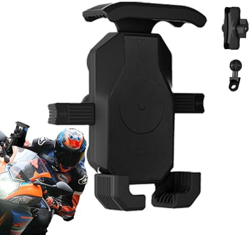 Support de téléphone pour vélo, rotation à 360 degrés, support de téléphone pour moto | Support de téléphone réglable pour voiturettes de golf, véhicules tout-terrain