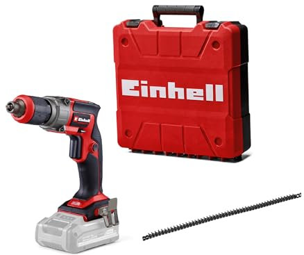 Einhell Professional Akku-Trockenbauschrauber TP-DY 18 Li BL-Solo Power X-Change (18 V, Brushless, Tiefenanschlag, Dauerbetrieb, inkl. Bit + Schraubengurte, ohne Akku)