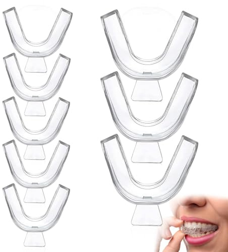 8Pcs Teeth Whitening Trays Moldable - Dental Guard for Teeth Protection & Whitening Tray Use - Reusable Mouthguard Teeth Doulds for Adults and Youth