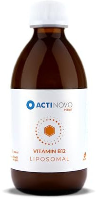 Vitamin B12 | 25 Tagesdosen à 180 µg Vitamin B12 | Vegan | 250 ml | Hochdosiert & laborgeprüft | Wirksamer als Tropfen & Tabletten | Liposomal | Glutenfrei | Made in Germany