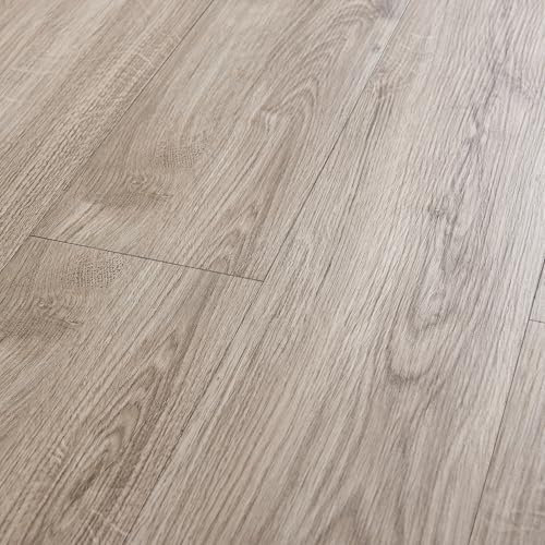 neu.holz Vinylboden Vanola Laminat Selbstklebend rutschfest Antiallergen Bodenbelag PVC-Platten 5,85 m² Natural Oak