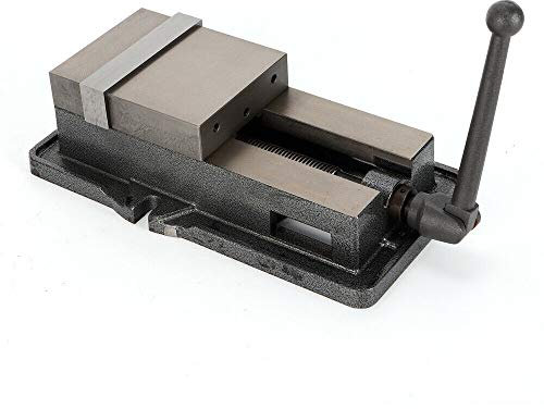 Precision Vice, 6'' Precision Bench CNC Clamping Lock Vise Milling Machine Bench Clamp Vice, Solid Cast Iron Table Vise