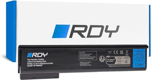 RDY Laptop Akku CA06XL CA06 CA09 718754-001 718755-001 718756-001 718677-421 718678-421 HSTNN-DB4Y Battery for HP ProBook 640 G1 645 G1 645 G1 645 G1 1645 G16500 G1 655 G1 (Capacity: 4000mAh 10.8V)
