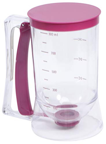 SHERCHPRY Dispensador De Masa Para Panqueques y Muffins Herramienta De Horneado Sin Fugas Para Gofres Crepes y Pasteles Medidor y Controlador De Porciones Para Uso Familiar